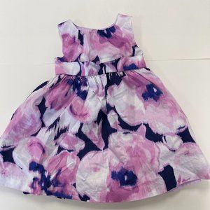 Gymboree 18-24 Month Infant Girls Dress Purple Floral Print